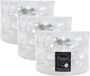 Decoris Kerstballen set - 30x stuks - transparant - glas - 6 cm - glans/mat - kerstversiering