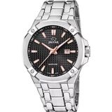 Jaguar J1009/4 Polshorloge Heren Zwart Staal Kwarts 44mm
