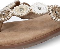 Lazamani Mey Toe Rounds Slippers - Dames - Beige - Maat:37