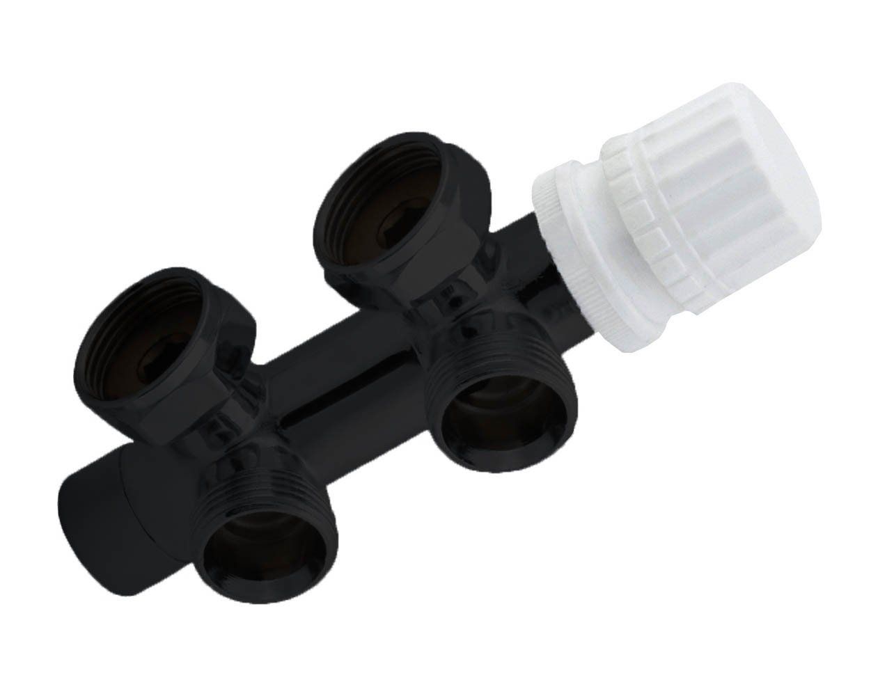 Best Design Nero luxe onderblok haaks ''3/4 x 3/4'' mat zwart - 8719323065932