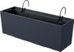 Prosperplast Urbi Case Pot met inzet en hanger - Balkonpot (580x180x195mm, Antraciet)