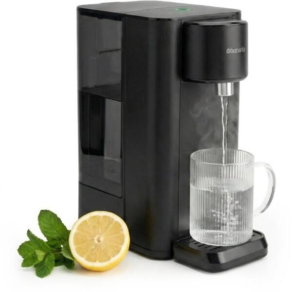 Brabantia Heetwaterdispenser - 2.5 Liter - Zwart - BBEK1103
