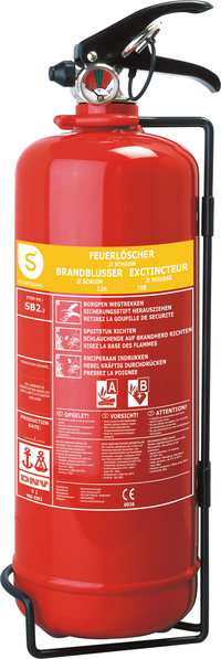 Smartwares 2L Foam Fire Extinguisher - A/B Rated - Red