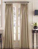 Curtainworks 30" x 95" Pinch Pinch Plooi Faux Zijde Marquee Gordijn - Zand