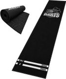 Merkloos Relaxdays Darttapijt - 60x260 cm - Zwart-Wit