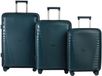 Worldpack Havanna 4 wielen Kofferset 3-delig - Harde bagage - TSA slot - petrol