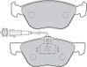 Valeo Set van 4 Remblokken 598990, Vooras