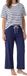 Mey Dames pyjama Solid Love donkerblauw gestreept korte mouw katoen elastaan XS