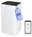 Merkloos Luchtontvochtiger - Draadloos - 12 l per 24 uur - Tot 25 m² - WiFi en Smart Life - Wit
