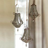 LOBERON Kerstversiering set van 3 Gilpin