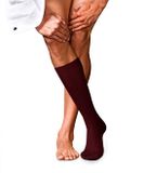FALKE No. 13 Finest Piuma Cotton kniekousen heren rood - maat 41-42