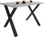 VCM Table à manger noir / gris