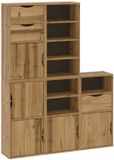 vidaXL Bijzetkasten 5 stuks ODDA 40x24x79 cm massief grenenhout Naturel