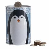 Premier Huishoudelijke Parker de Pinguïn Geld, Blik, Blauw, 10 x 10 x 15 cm