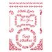 STAMPERIA INTL, KFT KSG477 G sjabloon 21x29,7 cm-Christmas Best Wishes, veelkleurig