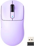 ATTACK SHARK Draadloze Gaming Muis - Wired/2.4G/BT5.4 - Lichtgewicht 49G - PAW3395 - 26000DPI - Lavender