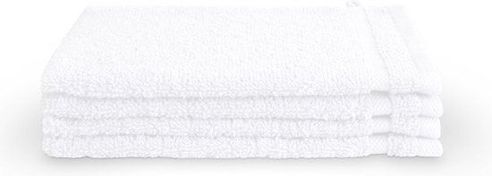 Byrklund Handdoeken set - Bath Basics - 4-delig - 4x 16x21 cm - Wit - 100% Katoen