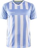 Craft Progress 2.0 Stripe Shirt Korte Mouw Heren - Hemelsblauw / Wit | Maat: XXL