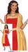 FIESTAS GUIRCA Charmante Rode Romeinse Keizerin - Vrouw - Rood/Goud - XL/XXL