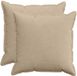 vidaXL Kussensloop - 2 st - HOUTEN - Taupe - 60 x 60 cm - corduroy