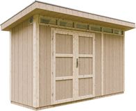 Timbela M902A - LP SmartSide Tuinhuis op houtbasis - 4 m² - 161x412xH239 cm - met vloer