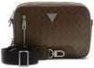 GUESS Torino Sac appareil photo Double Zip Vert olive foncé