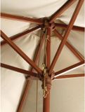 Merkloos Ronde Parasol 25 m Diameter Groen - CB512