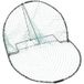 vidaXL Piège à oiseaux vert 50 cm acier