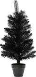 Everlands Berlin Kunstkerstboom in Pot - Zwart - 60cm