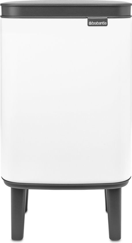 Brabantia Bo Hi Prullenbak - 4 liter - White