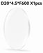 StarTech Laserlens Beschermlens voor lasapparaat - Diameter 20 mm - Dikte 4,5 mm - Brandpuntsafstand F600 - 1 stuk