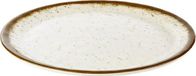 APS Melamine bord "Stone Art" - ø30xh2 cm - Set van 2 - Bruin