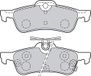 Valeo Set van 4 Remblokken 601486, Achteras | Compatibel met: HONDA CIVIC IX, CIVIC IX Tourer
