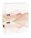Clairefontaine 115973C - Kartonnen Ordner met Hendel met Natuur/Landschap/Berg Motieven in Poederroze en Beige - Rug 70 mm - A4 maxi - Satijnafwerking - Home Office Evanescence Collectie