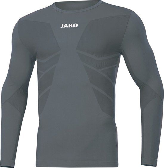 Jako Longsleeve Comfort 2.0 - Steen Grijs - Maat M - Heren