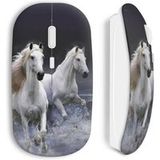 Maniacase Draadloze Muis Paard Water Sprint