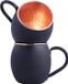 Icecat 20oz Zwarte Matte Moscow Mule Pure Koperen Drinkbekers