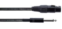 Cordial 14751 audio kabel 5 m XLR (3-pin) 2 x 6.35mm Zwart