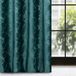 Eurofirany Adria Velours Gordijn - 140x270 cm - Turkoois - Met Decoratieve Band