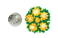 Silikomart Flower Tube 32 - koksmes in roestvrij staal per zakje à 25 mm