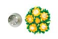 Silikomart Flower Tube 32 - koksmes in roestvrij staal per zakje à 25 mm
