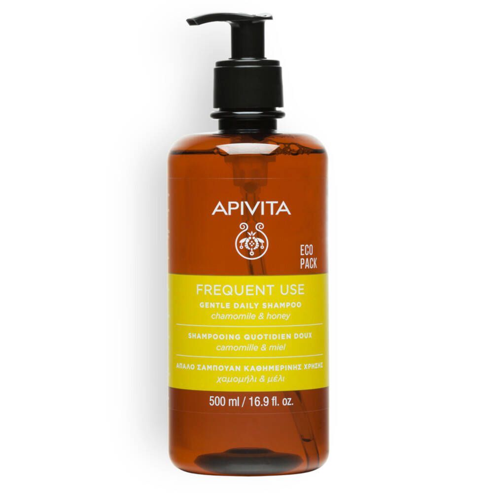 Apivita Frequent Use Gentle Daily Shampoo Camomile And Honey 500ml