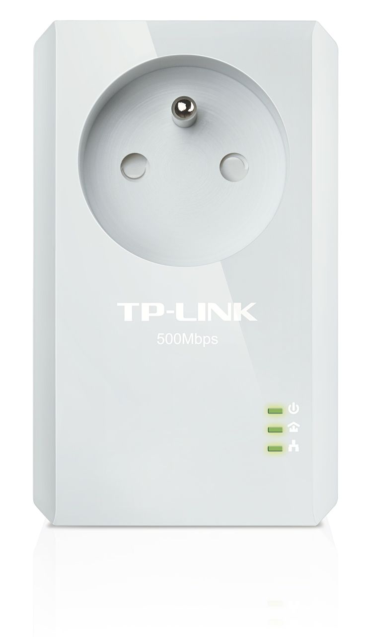 TP-Link AV500 Powerline Adapter - 1-Port - White