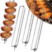 Merkloos / Sans marque 3 stuks buitenbarbecue vork kippenvleugelgrill BBQ barbecue gereedschap