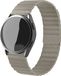 Strap-it Samsung Galaxy Watch 4 Classic 46mm leren loop bandje - khaki