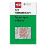 Ötztaler Deutscher Alpenverein e.V. Ötztaler Alpen, Wildspitze: Wege und Skitouren - Topographische Karte 1:25.000: 30/6