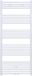 BELRAD Badkamer radiator 1600x600mm - Wit - Middenaansluiting - 712W