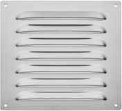 SOTECH ventilatierooster 165 x 165 mm geborsteld roestvrij staal met insectenwering