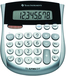 Texas Instruments TI-1795 SV Basic Calculator - Black, Silver, White