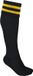 PROACT® Sportsokken Met Contraststrepen PA015 - Black / Sporty Yellow - 43/46 EU